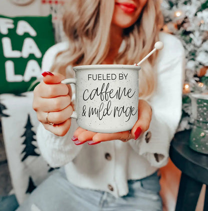 Caffeine Fueled Rage Mug for Coffee Lovers