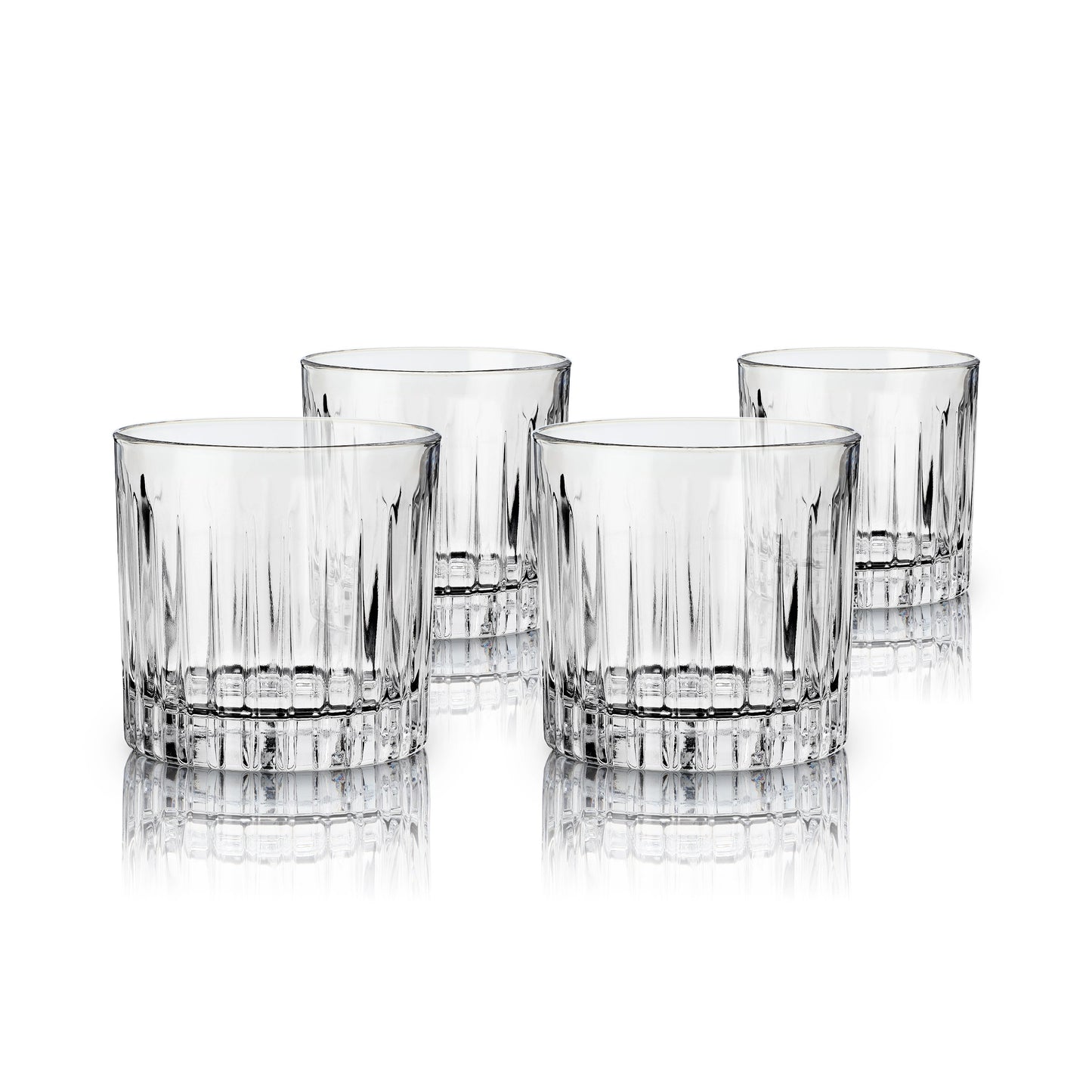Milo European Crystal Neat Glasses Set of Four
