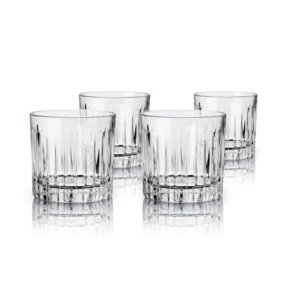 Milo European Crystal Neat Glasses Set of Four