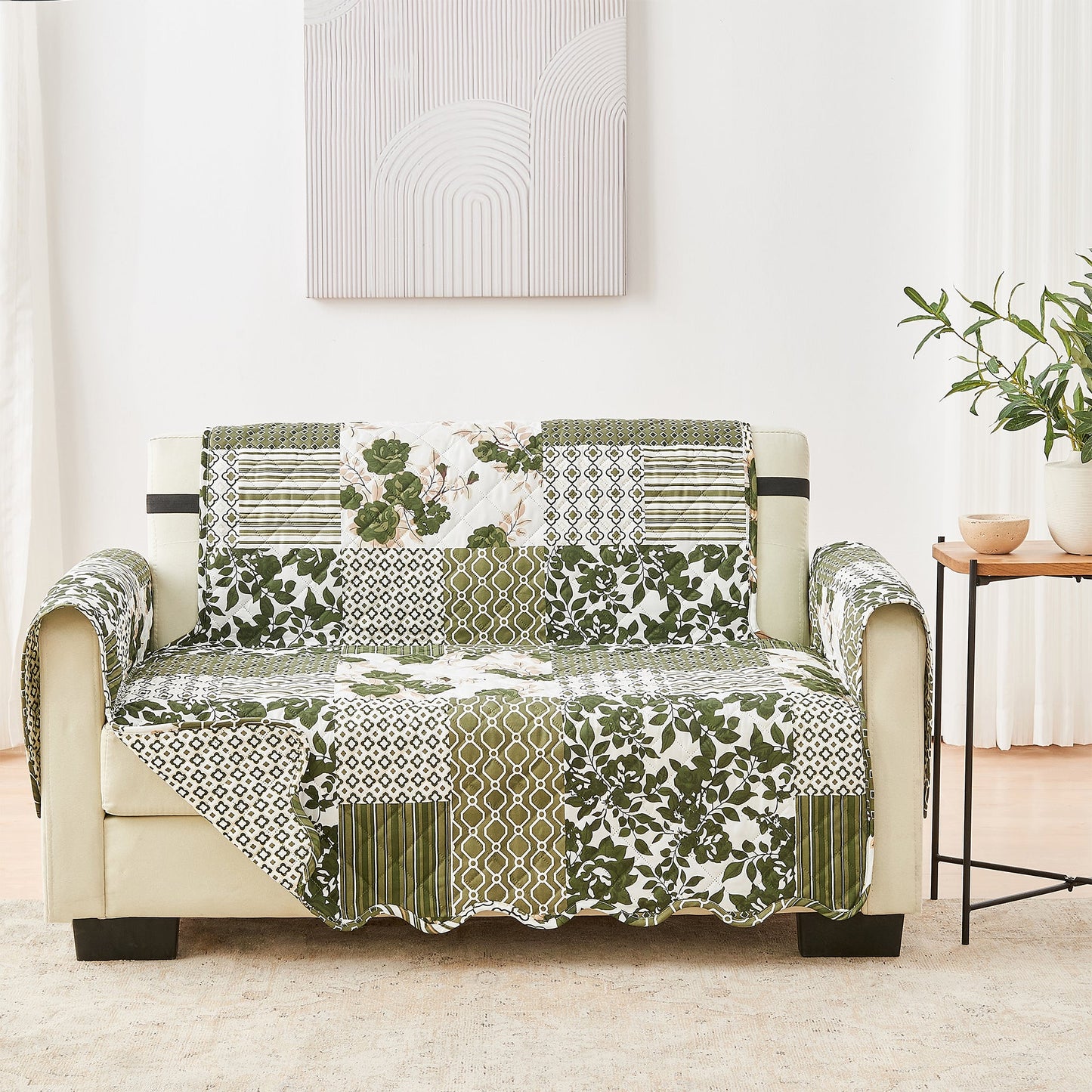 Reversible Floral Patchwork Furniture Cover