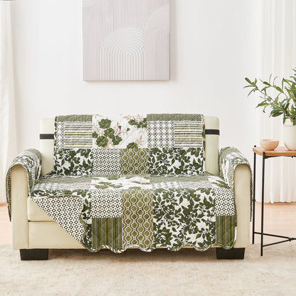 Reversible Floral Patchwork Furniture Cover