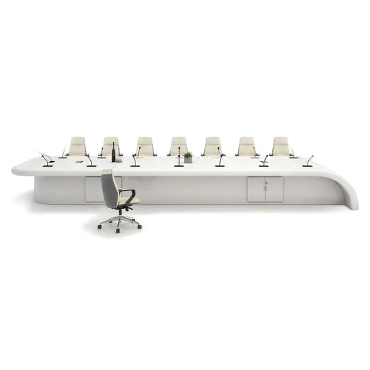 Calix Conference Table with the Secure Storage