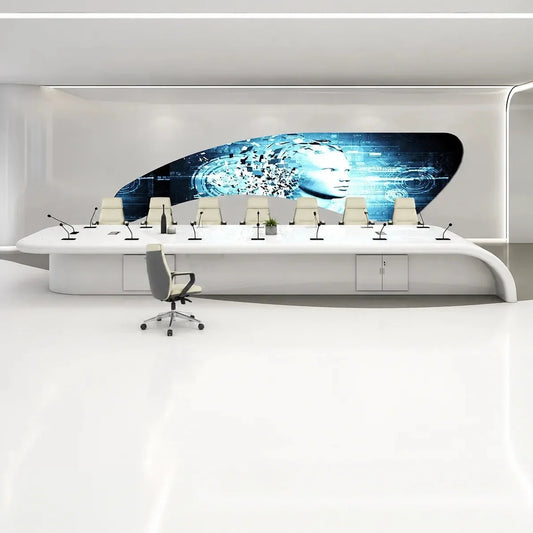 Calix Conference Table with the Secure Storage