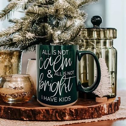 Christmas Ceramic Coffee Mug Double Sided Snark