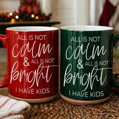 Christmas Ceramic Coffee Mug Double Sided Snark