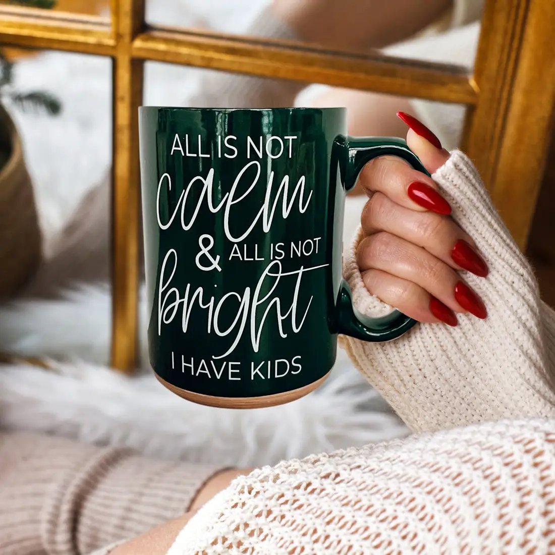 Christmas Ceramic Coffee Mug Double Sided Snark