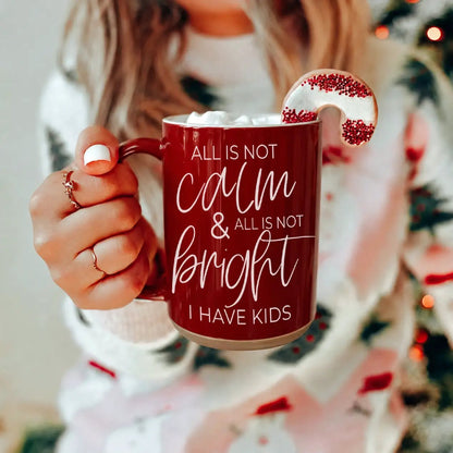 Christmas Ceramic Coffee Mug Double Sided Snark
