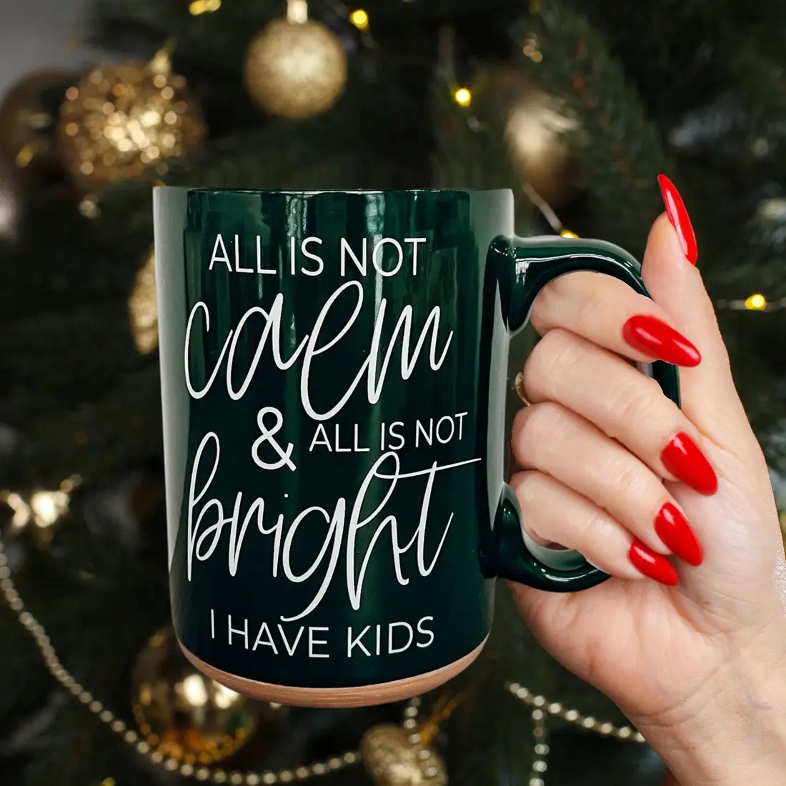 Christmas Ceramic Coffee Mug Double Sided Snark
