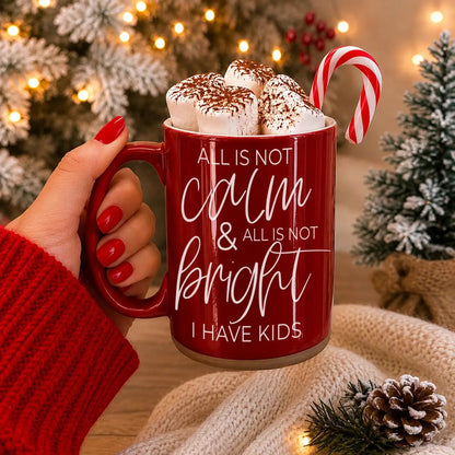 Christmas Ceramic Coffee Mug Double Sided Snark