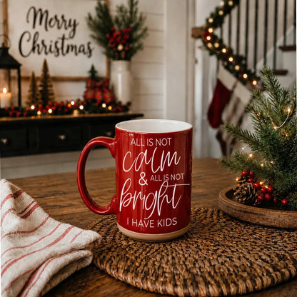 Christmas Ceramic Coffee Mug Double Sided Snark