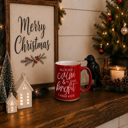 Christmas Ceramic Coffee Mug Double Sided Snark