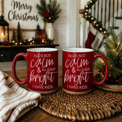 Christmas Ceramic Coffee Mug Double Sided Snark