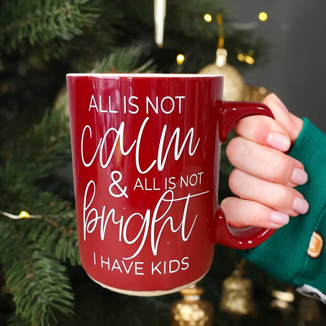 Christmas Ceramic Coffee Mug Double Sided Snark