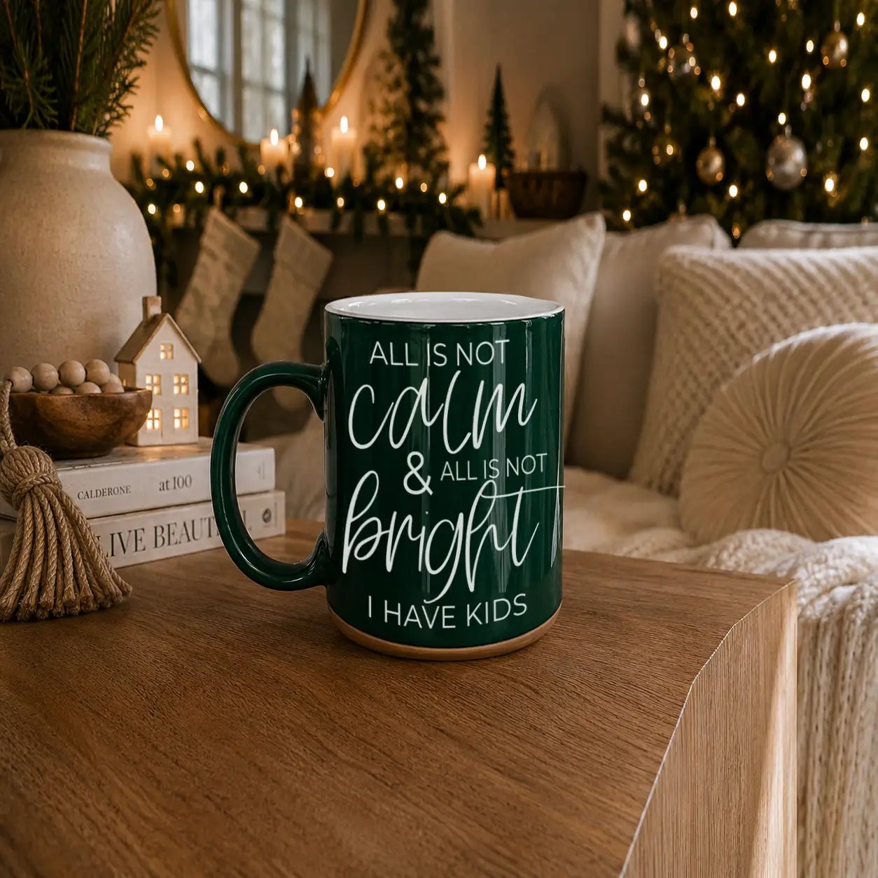 Christmas Ceramic Coffee Mug Double Sided Snark