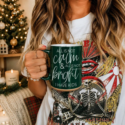 Christmas Ceramic Coffee Mug Double Sided Snark