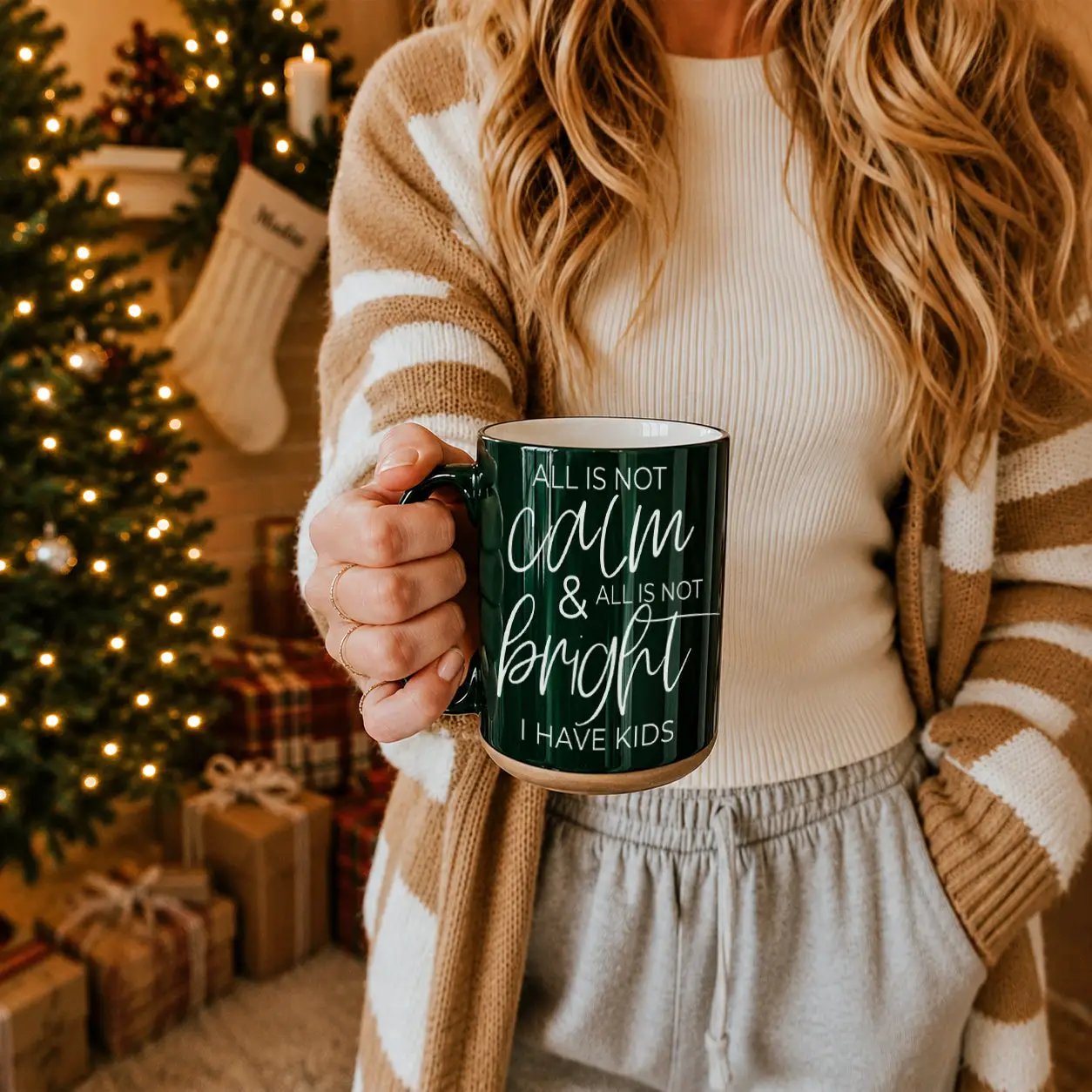 Christmas Ceramic Coffee Mug Double Sided Snark