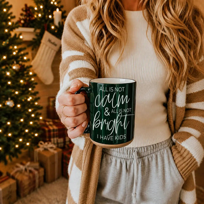 Christmas Ceramic Coffee Mug Double Sided Snark