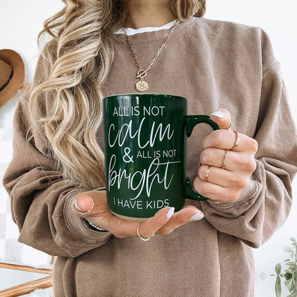 Christmas Ceramic Coffee Mug Double Sided Snark