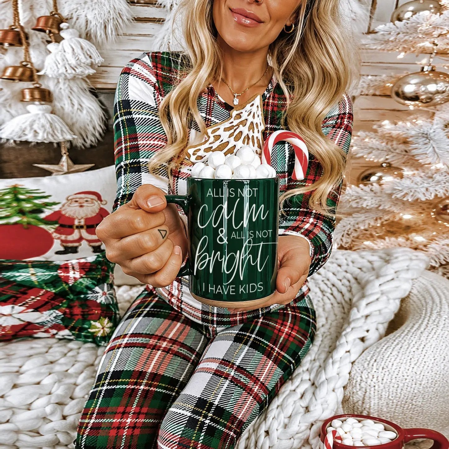 Christmas Ceramic Coffee Mug Double Sided Snark