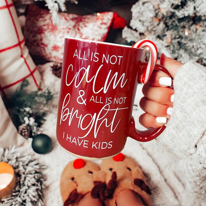 Christmas Ceramic Coffee Mug Double Sided Snark