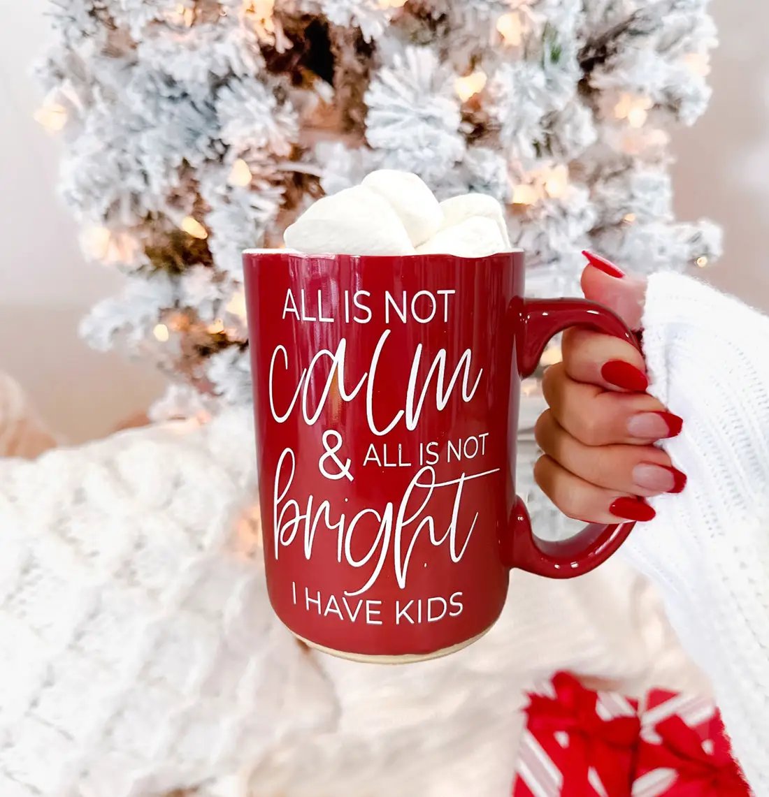 Christmas Ceramic Coffee Mug Double Sided Snark