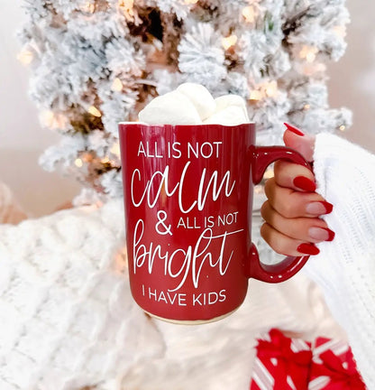 Christmas Ceramic Coffee Mug Double Sided Snark