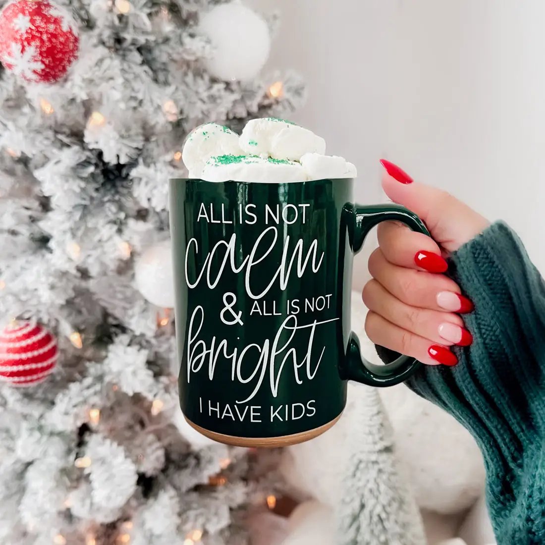 Christmas Ceramic Coffee Mug Double Sided Snark