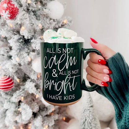 Christmas Ceramic Coffee Mug Double Sided Snark