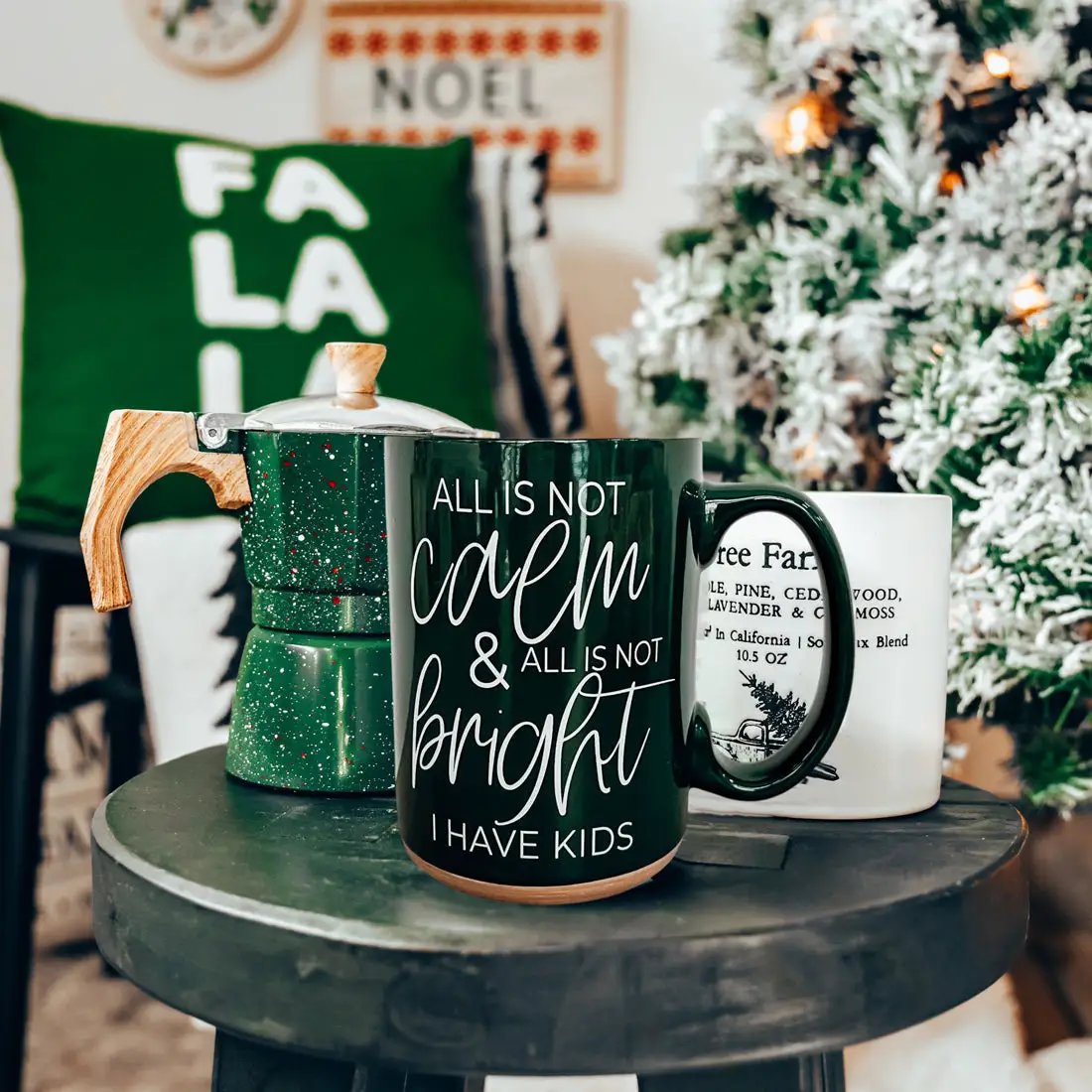 Christmas Ceramic Coffee Mug Double Sided Snark