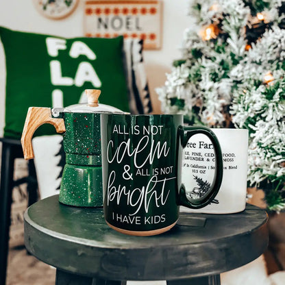 Christmas Ceramic Coffee Mug Double Sided Snark