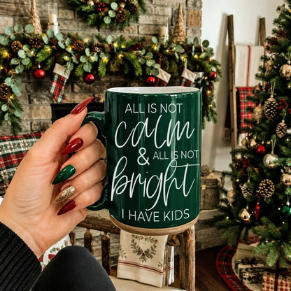 Christmas Ceramic Coffee Mug Double Sided Snark