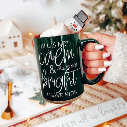 Christmas Ceramic Coffee Mug Double Sided Snark