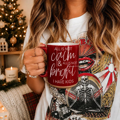 Christmas Ceramic Coffee Mug Double Sided Snark