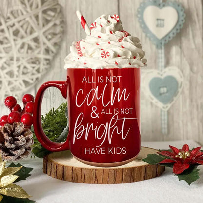 Christmas Ceramic Coffee Mug Double Sided Snark