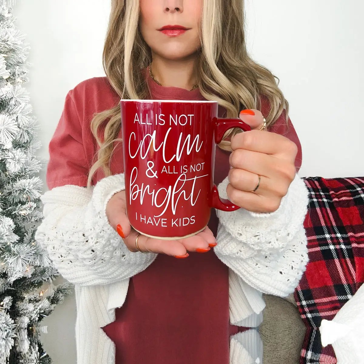 Christmas Ceramic Coffee Mug Double Sided Snark