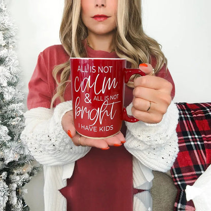 Christmas Ceramic Coffee Mug Double Sided Snark