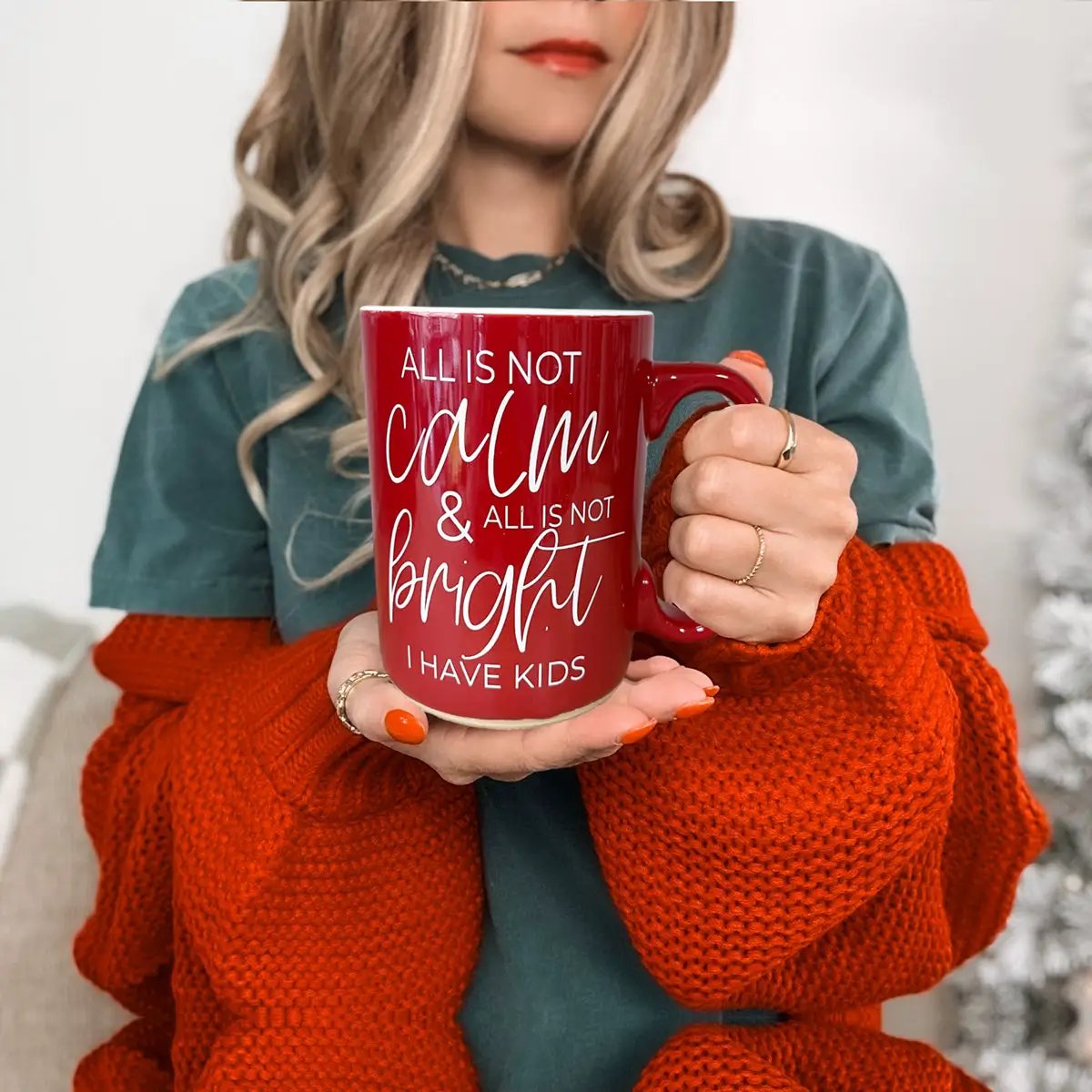 Christmas Ceramic Coffee Mug Double Sided Snark
