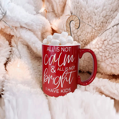 Christmas Ceramic Coffee Mug Double Sided Snark