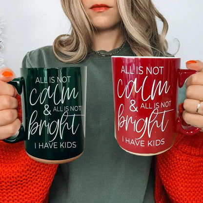 Christmas Ceramic Coffee Mug Double Sided Snark