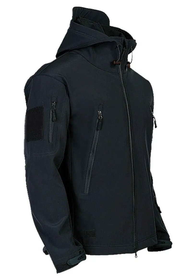 Camouflage Green Hooded Windproof Jacket for Men