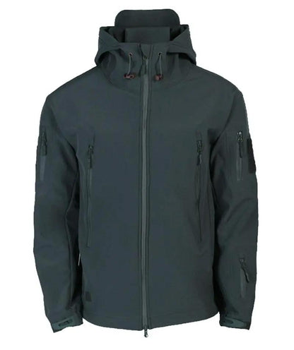 Camouflage Green Hooded Windproof Jacket for Men