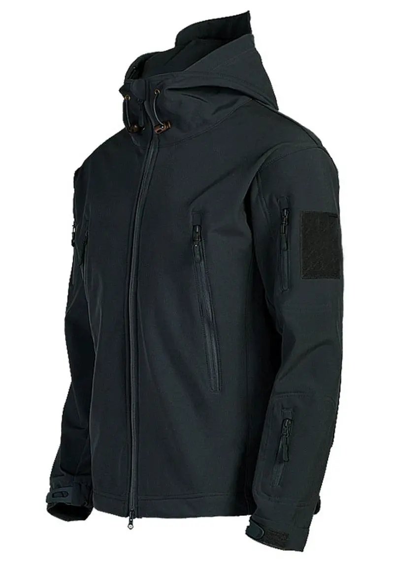 Camouflage Green Hooded Windproof Jacket for Men
