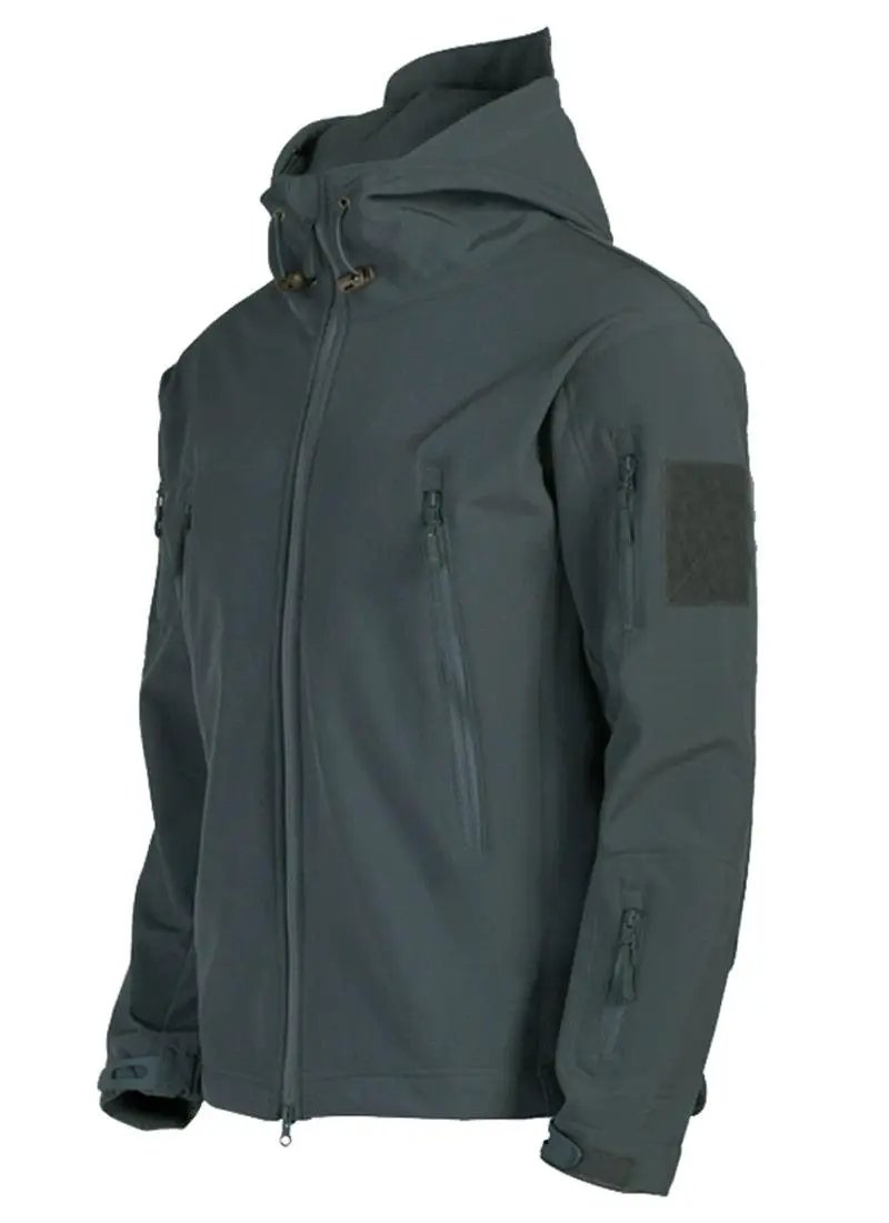 Camouflage Green Hooded Windproof Jacket for Men