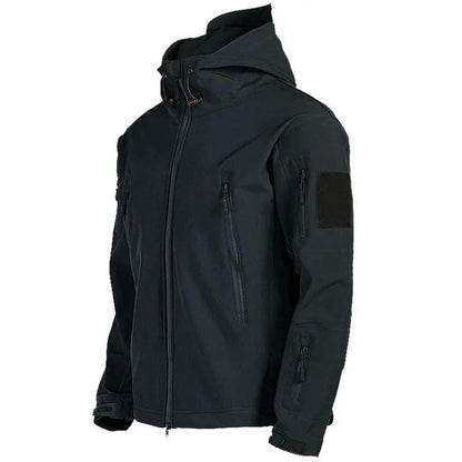 Camouflage Green Hooded Windproof Jacket for Men