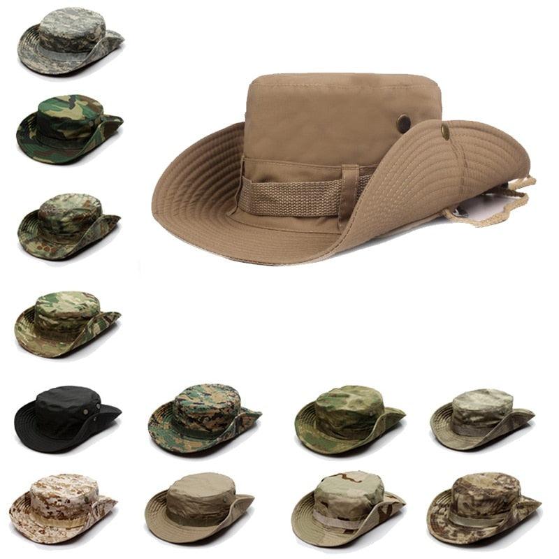 Stevvex camouflage bucket hat set, foldable breathable sun cap with adjustable strap, unisex on Tampa Home & Garden Store