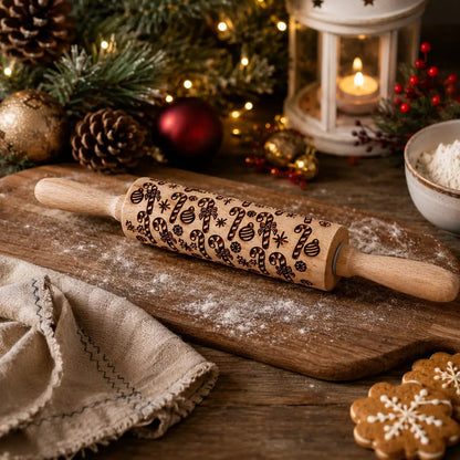 Christmas Rolling Pin Set In 10 Styles Varieties