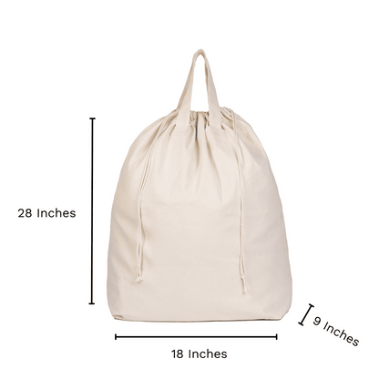 Canvas Laundry Bag for Heavy Duty Laundry