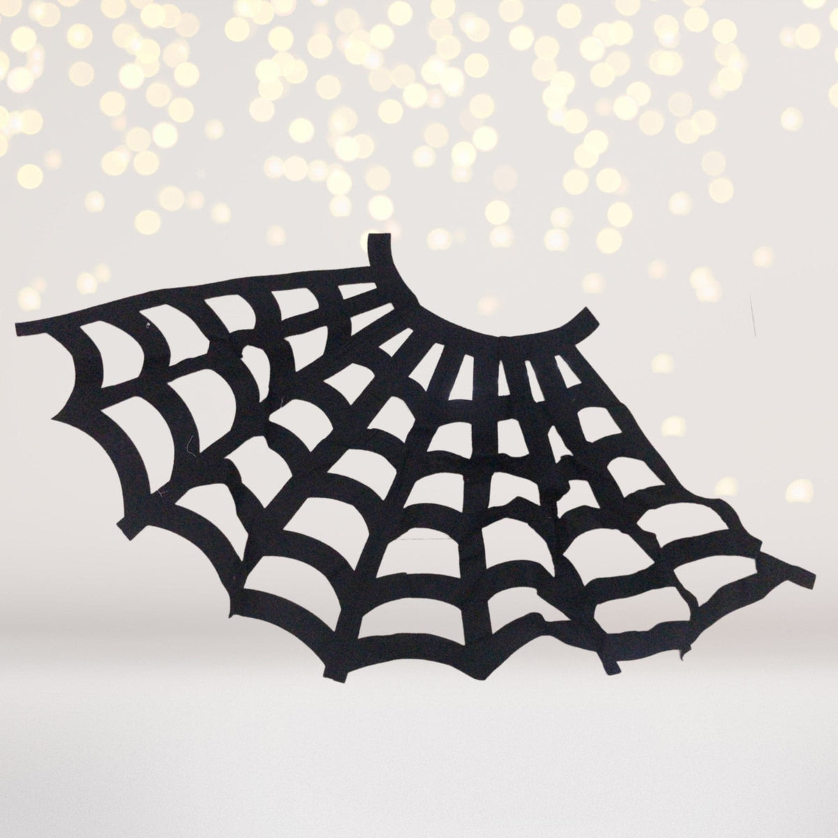 Kids spider web cape black cutout cape for Halloween superhero costumes on Tampa Home & Garden Store