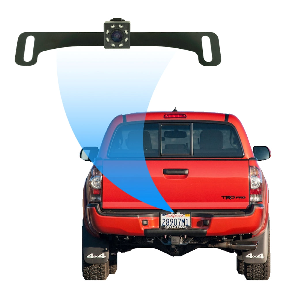Master Tailgaters license plate camera with 8 IR LEDs, IP68 waterproof, 170° wide angle on Tampa Home & Garden Store