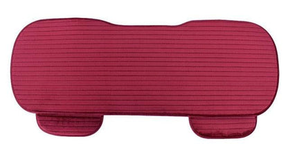 Car seat cushion Stevvex red flocking universal seat protector mat front rear non-slip on Tampa Home & Garden Store